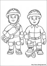 Coloring Pages: Fireman Sam - free games At yiyimovie.com